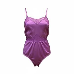 PURPLE LACE 1 piece shorts